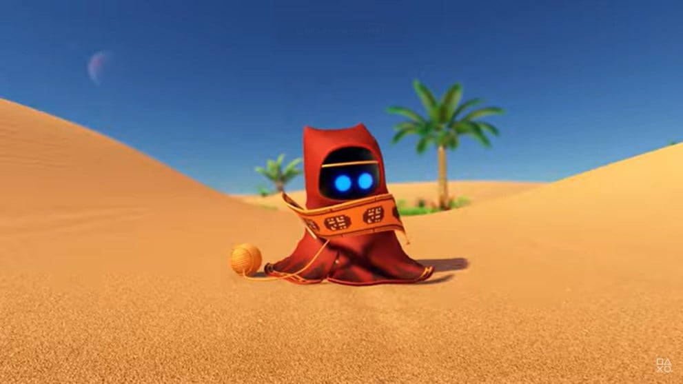 Journey's hero in Astrobot