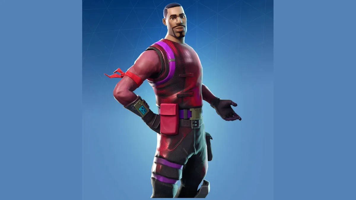 The Radiant Striker skin in Fortnite