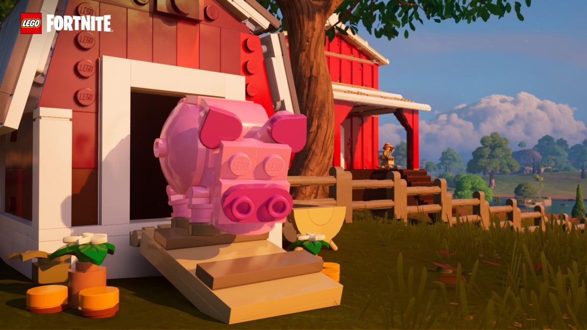 lego fortnite pig