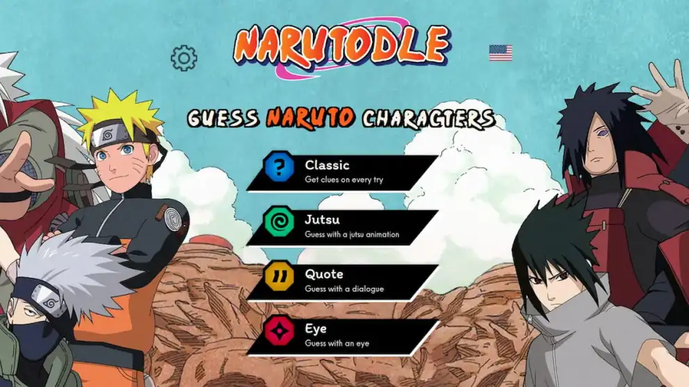 Narutodle menu